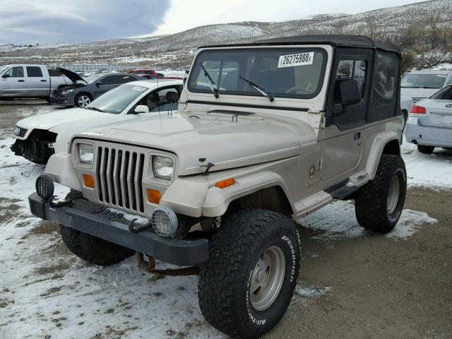 1J4FY49S4SP270626 - 1995 JEEP WRANGLER / BEIGE photo 2