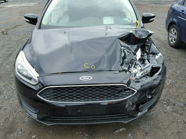 1FADP3F24GL313316 - 2016 FORD FOCUS SE BLACK photo 7