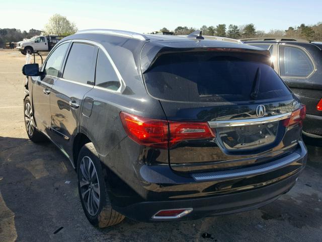 5FRYD4H45GB035407 - 2016 ACURA MDX TECHNO BLACK photo 3