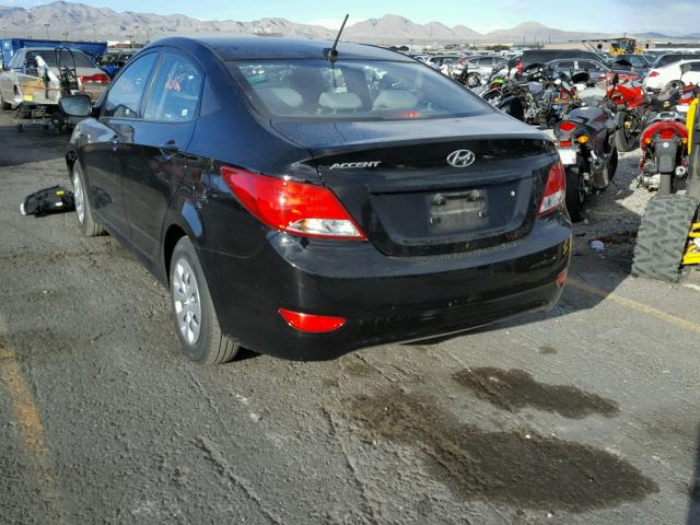 KMHCT4AE7HU315223 - 2017 HYUNDAI ACCENT SE BLACK photo 3