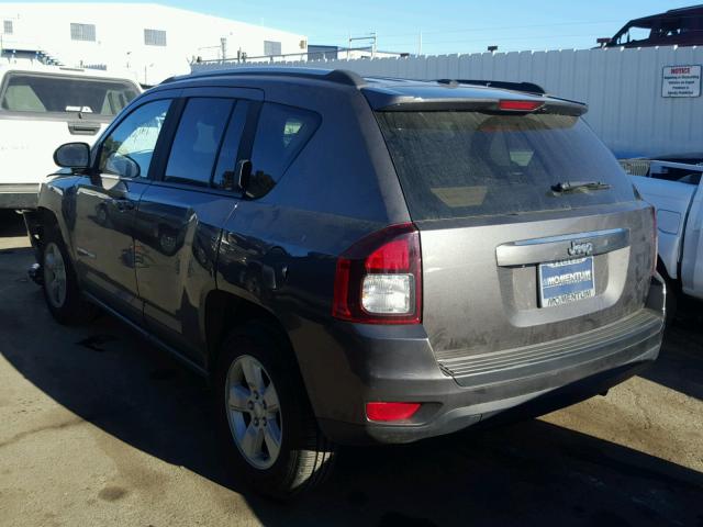 1C4NJCBA4GD705929 - 2016 JEEP COMPASS SP GRAY photo 3