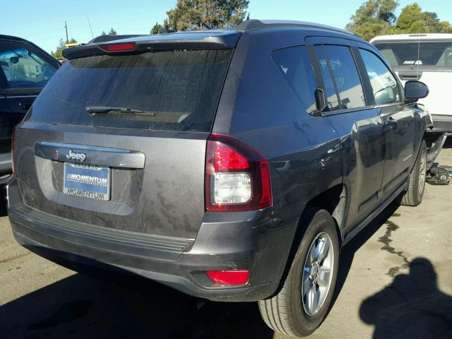 1C4NJCBA4GD705929 - 2016 JEEP COMPASS SP GRAY photo 4