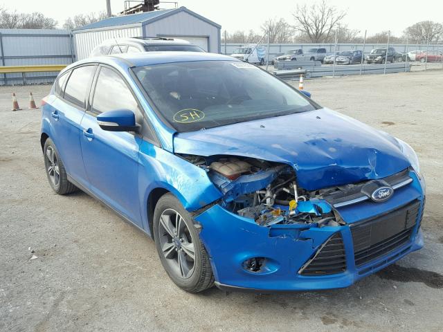 1FAHP3K27CL299705 - 2012 FORD FOCUS SE BLUE photo 1