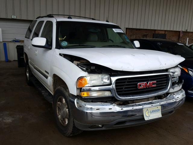 1GKEC13T55R105004 - 2005 GMC YUKON WHITE photo 1