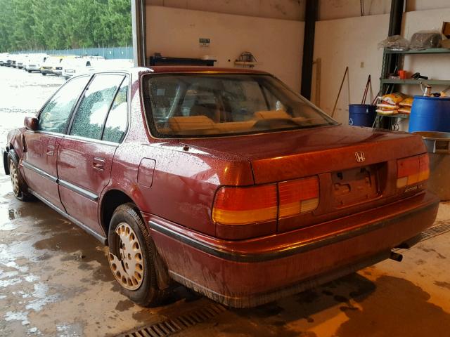 1HGCB7653PA083240 - 1993 HONDA ACCORD LX BURGUNDY photo 3