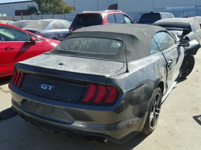 1FATP8FF1J5136165 - 2018 FORD MUSTANG GT GRAY photo 4