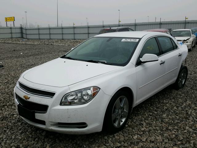 1G1ZD5E04CF364126 - 2012 CHEVROLET MALIBU 2LT WHITE photo 2