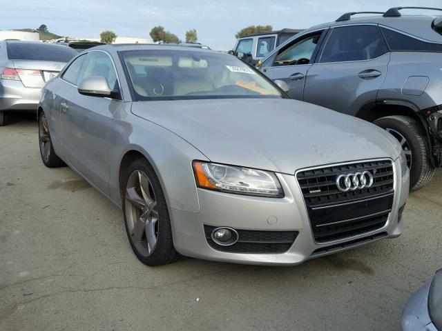 WAUDK78T49A004754 - 2009 AUDI A5 QUATTRO TAN photo 1