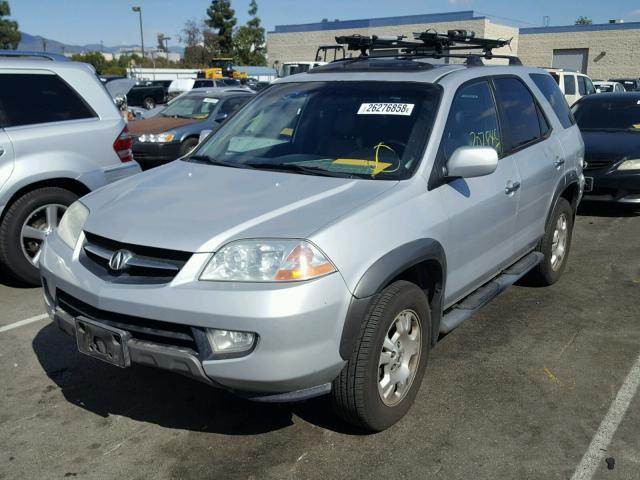 2HNYD18201H503439 - 2001 ACURA MDX SILVER photo 2