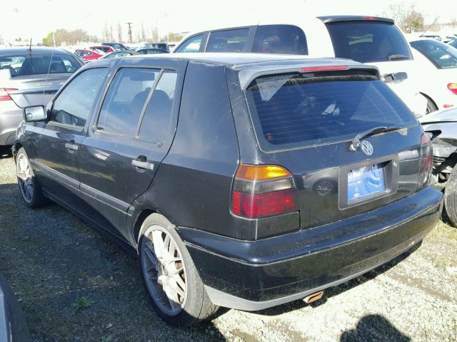 3VWFA81H1TM092809 - 1996 VOLKSWAGEN GOLF GL BLACK photo 3