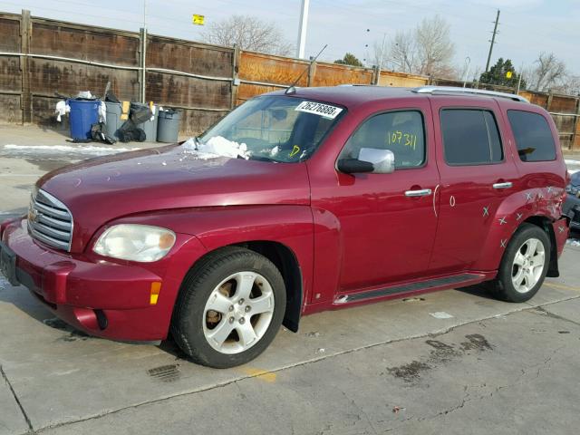 3GNDA23D16S547327 - 2006 CHEVROLET HHR LT RED photo 2