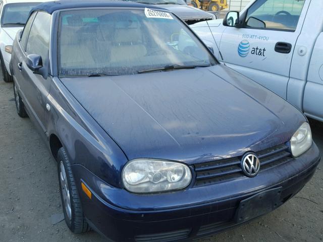 3VWDC21V82M804011 - 2002 VOLKSWAGEN CABRIO GLX 蓝色 照片 1
