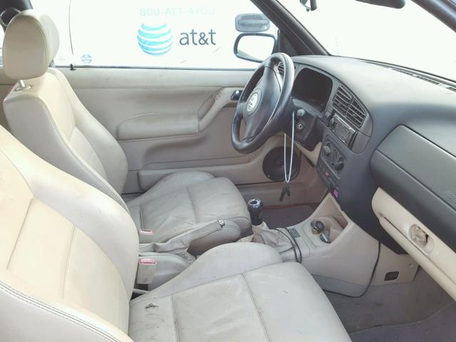 3VWDC21V82M804011 - 2002 VOLKSWAGEN CABRIO GLX 蓝色 照片 5