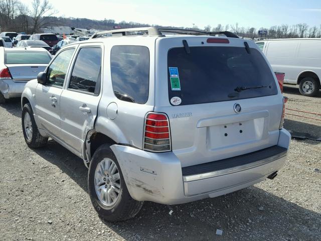 4M2YU80Z77KJ10038 - 2007 MERCURY MARINER CO SILVER photo 3