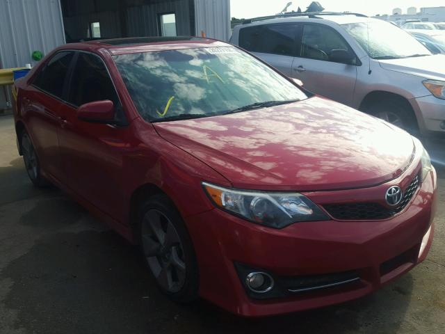 4T1BF1FK2CU627992 - 2012 TOYOTA CAMRY BASE RED photo 1