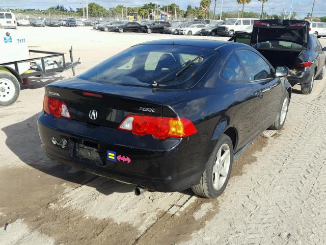 JH4DC54853C000566 - 2003 ACURA RSX BLACK photo 4