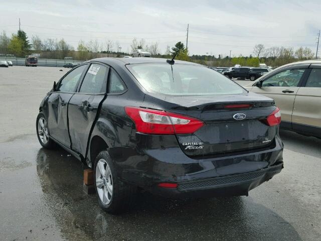 1FADP3F20EL367628 - 2014 FORD FOCUS SE BLACK photo 3