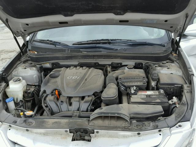 5NPEB4AC7CH469013 - 2012 HYUNDAI SONATA GLS SILVER photo 7