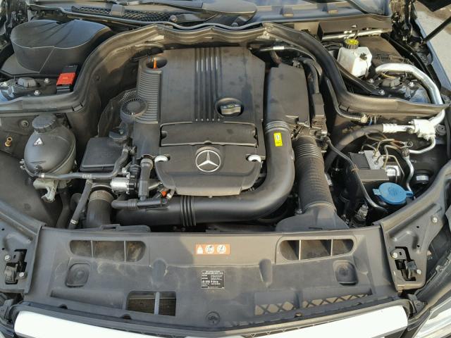 WDDGJ4HB4CF891104 - 2012 MERCEDES-BENZ C 250 BLACK photo 7