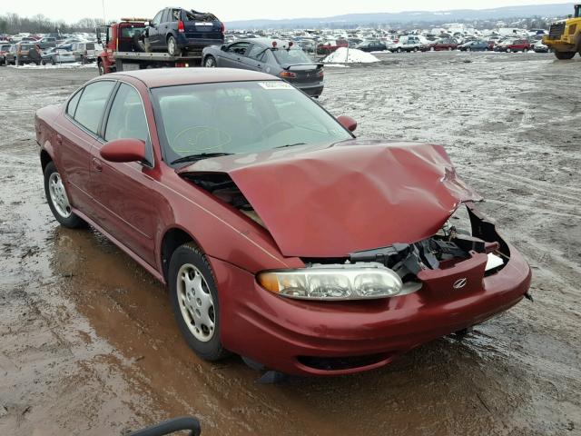 1G3NL52E71C175672 - 2001 OLDSMOBILE ALERO GL RED photo 1