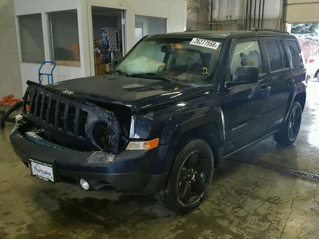 1C4NJRFB2ED555029 - 2014 JEEP PATRIOT LA BLUE photo 2