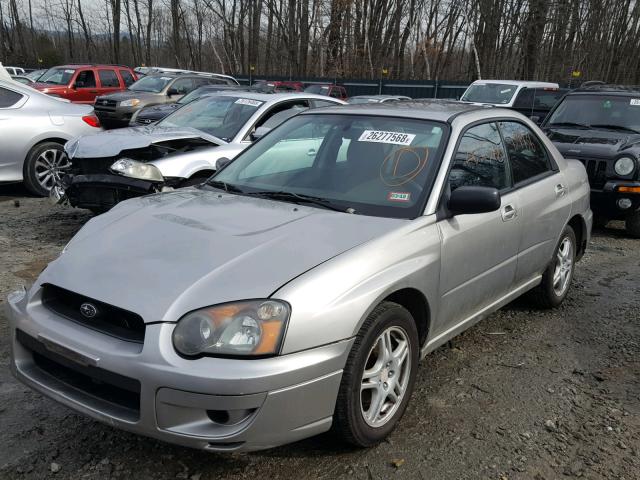 JF1GD67565H518801 - 2005 SUBARU IMPREZA RS SILVER photo 2