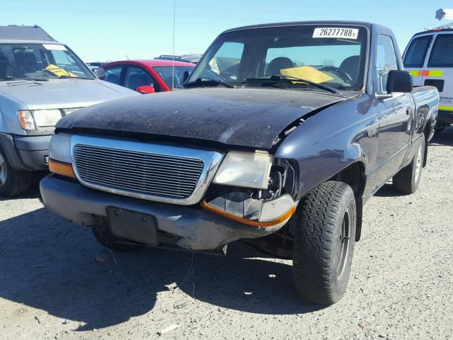 1FTYR10C4YPC03114 - 2000 FORD RANGER BROWN photo 2