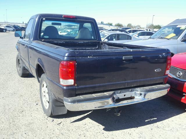 1FTYR10C4YPC03114 - 2000 FORD RANGER BROWN photo 3