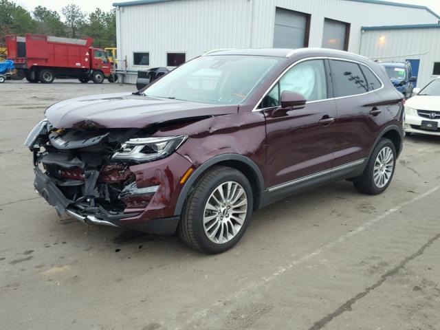 5LMCJ3D99HUL19060 - 2017 LINCOLN MKC RESERV RED photo 2