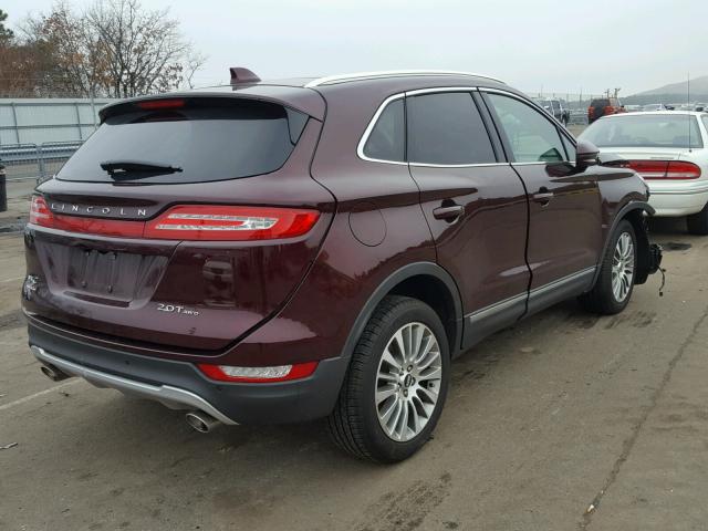 5LMCJ3D99HUL19060 - 2017 LINCOLN MKC RESERV RED photo 4