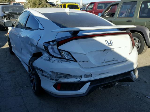 2HGFC3A51HH754904 - 2017 HONDA CIVIC SI WHITE photo 3