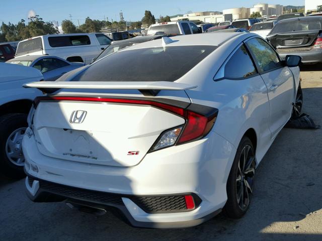 2HGFC3A51HH754904 - 2017 HONDA CIVIC SI WHITE photo 4