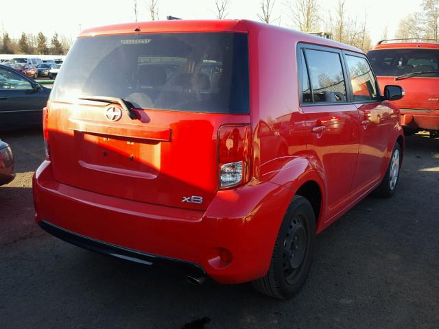 JTLZE4FE3DJ042914 - 2013 TOYOTA SCION XB 红色 照片 4