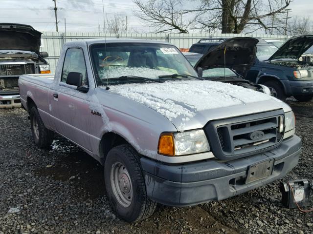 1FTYR10D44PA06981 - 2004 FORD RANGER SILVER photo 1