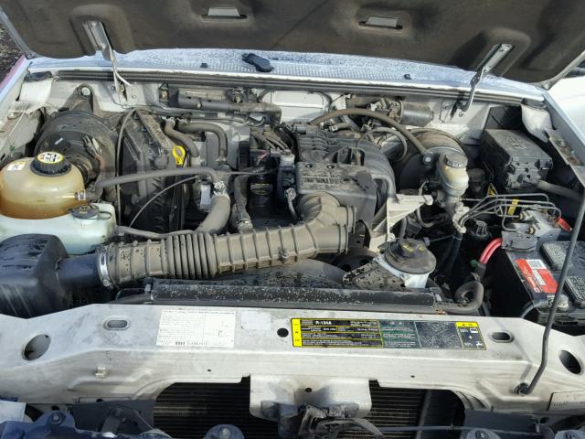 1FTYR10D44PA06981 - 2004 FORD RANGER SILVER photo 7