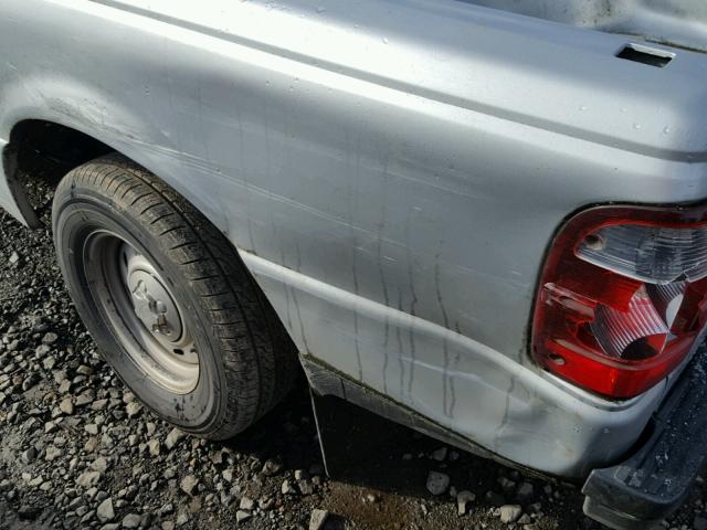 1FTYR10D44PA06981 - 2004 FORD RANGER SILVER photo 9