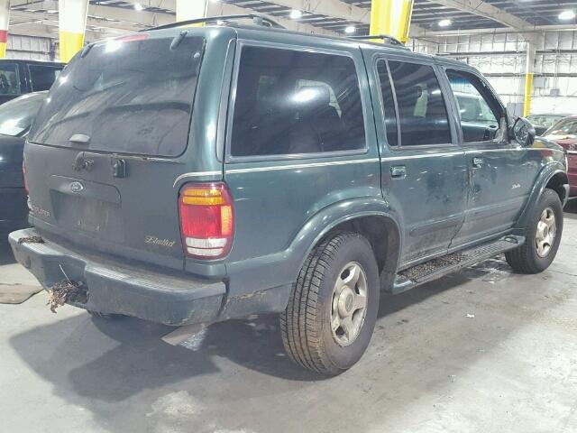 1FMZU34E3XZB25336 - 1999 FORD EXPLORER GREEN photo 4