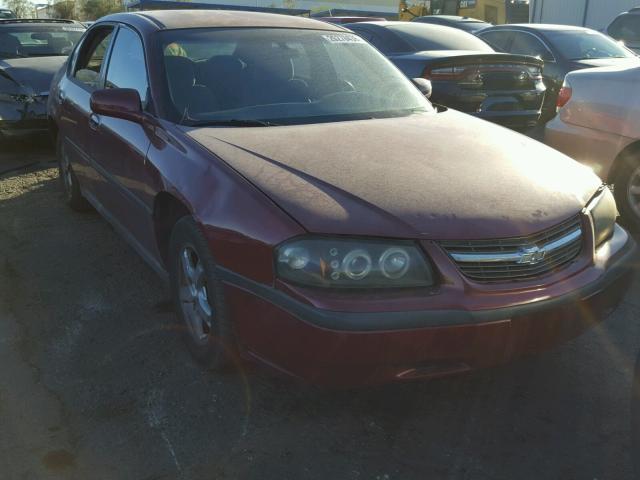 2G1WF52EX59248275 - 2005 CHEVROLET IMPALA MAROON photo 1