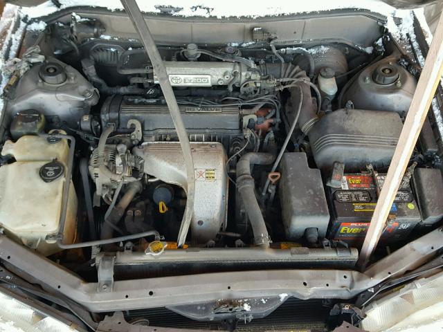 JT2SK12E7N0053215 - 1992 TOYOTA CAMRY LE GRAY photo 7