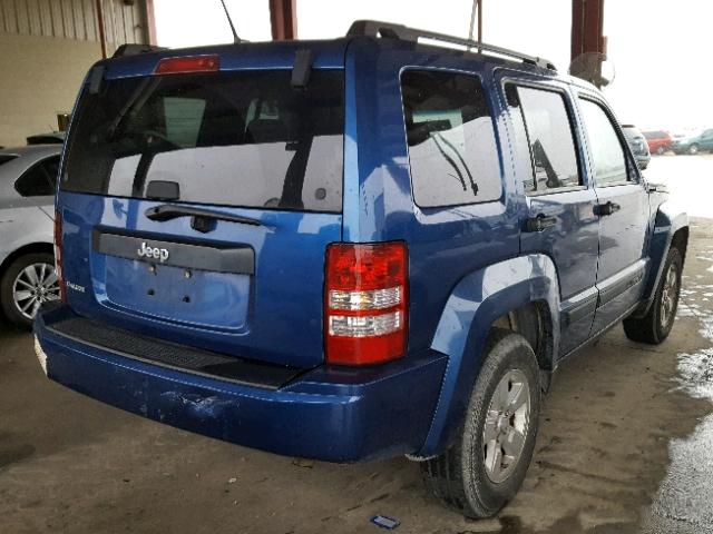 1J4PP2GK4AW119403 - 2010 JEEP LIBERTY SP BLUE photo 4