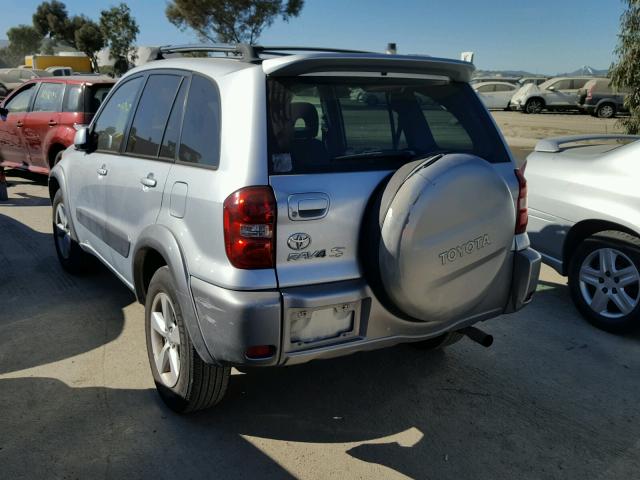 JTEGD20V640043463 - 2004 TOYOTA RAV4 SILVER photo 3