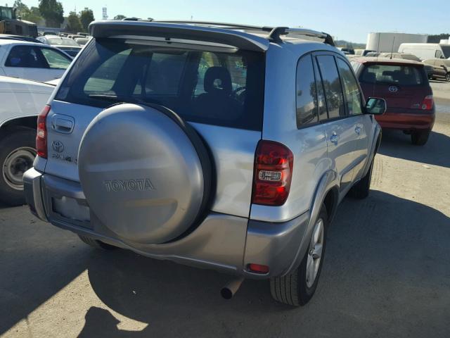 JTEGD20V640043463 - 2004 TOYOTA RAV4 SILVER photo 4