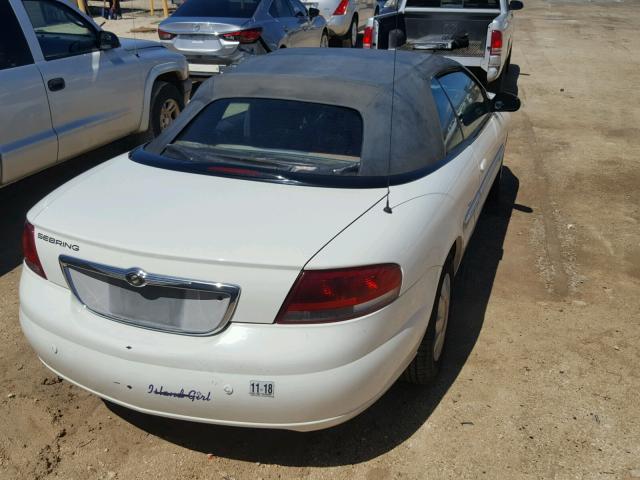 1C3EL45X25N602617 - 2005 CHRYSLER SEBRING WHITE photo 4