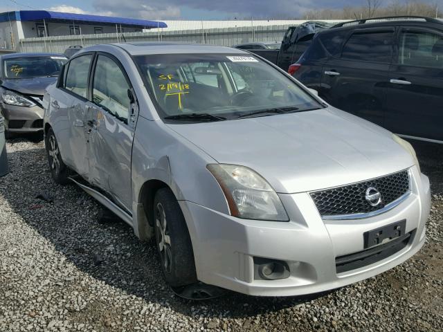 3N1AB6AP5CL734186 - 2012 NISSAN SENTRA 2.0 SILVER photo 1