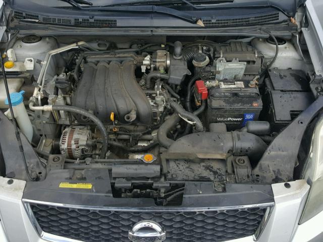 3N1AB6AP5CL734186 - 2012 NISSAN SENTRA 2.0 SILVER photo 7