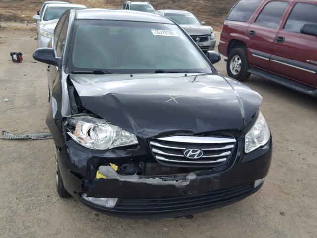 KMHDU4AD6AU207741 - 2010 HYUNDAI ELANTRA BL BLACK photo 9