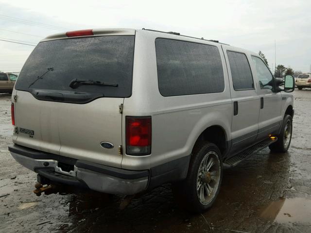 1FMNU41L73EA42341 - 2003 FORD EXCURSION SILVER photo 4