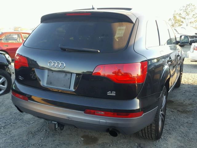 WA1AV74L97D028248 - 2007 AUDI Q7 4.2 QUA BLACK photo 4