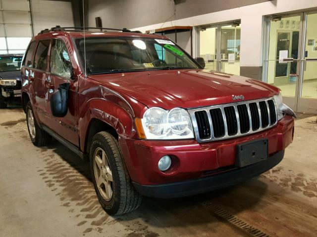 1J4HR58N75C684681 - 2005 JEEP GRAND CHER RED photo 1