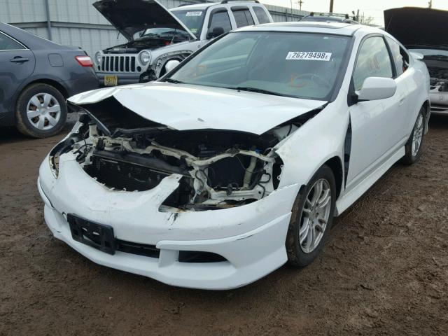 JH4DC54835S013860 - 2005 ACURA RSX WHITE photo 2